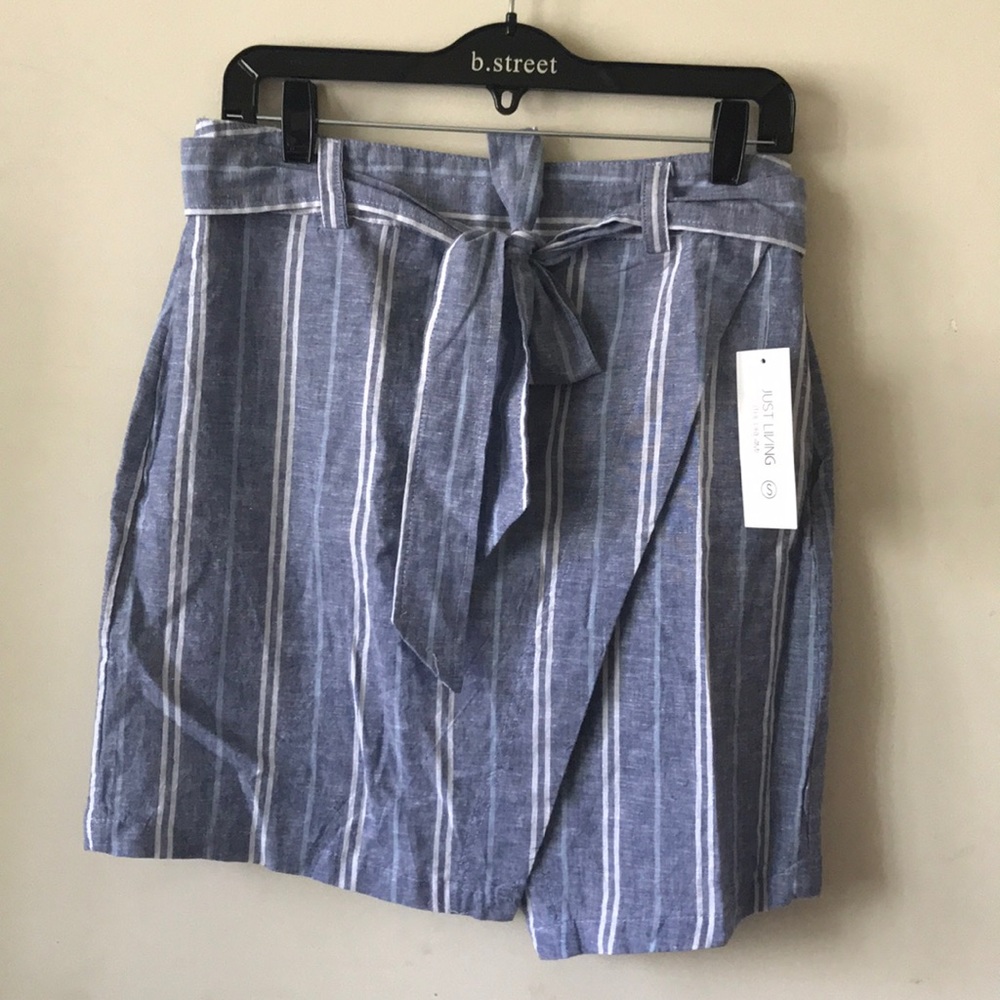 Just living the dream cotton and linen skirt